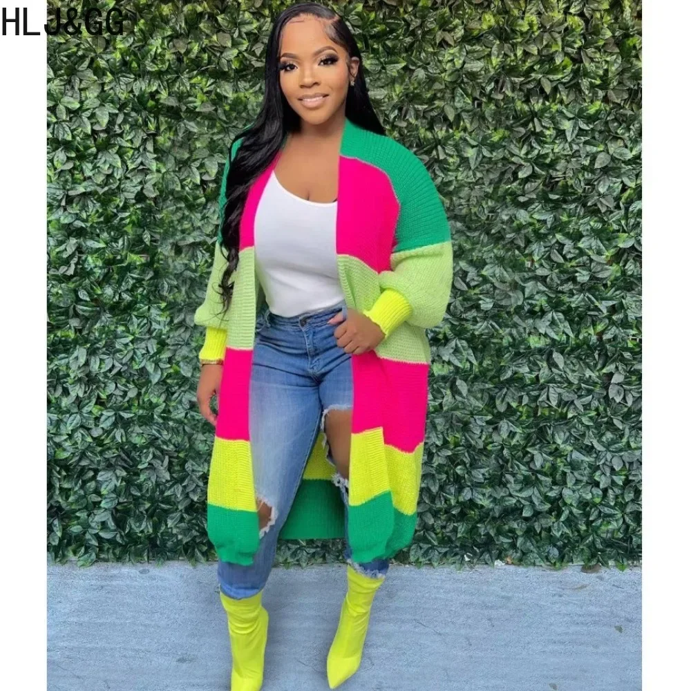 HLJ&GG Autumn Winter Casual Multicolour Printing Patchwork Knitting Cardigan Women Long Sleeve Loose Coats Tops Streetwear 2023
HLJ&GG Autumn Winter Casual Multicolour Printing Patchwork Knitting Cardigan Women Long Sleeve Loose Coats Tops Streetwear 2023