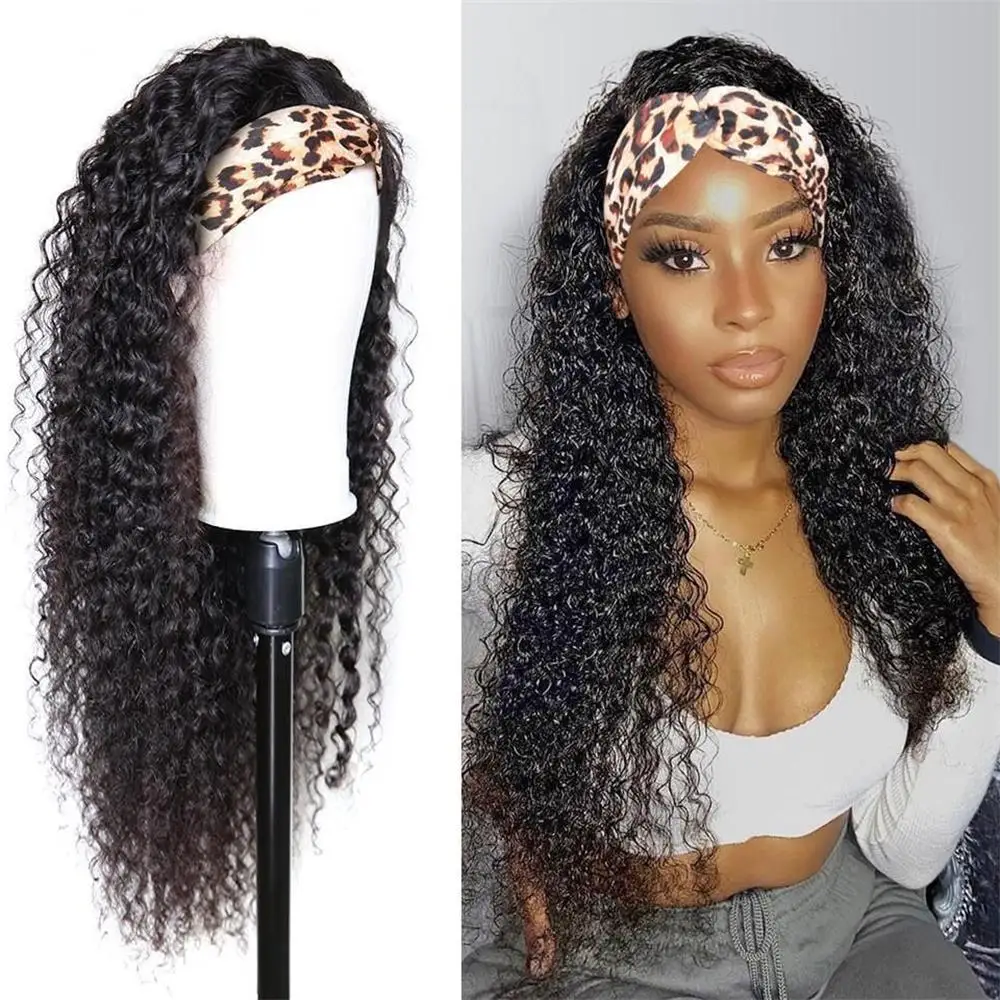 Headband Wig Human Hair Deep Wave Wig Human Hair Machine Made Wigs Glueless Curly Headband Half Wigs for Black Women Human Hair
Headband Wig Human Hair Deep Wave Wig Human Hair Machine Made Wigs Glueless Curly Headband Half Wigs for Black Women Human Hair