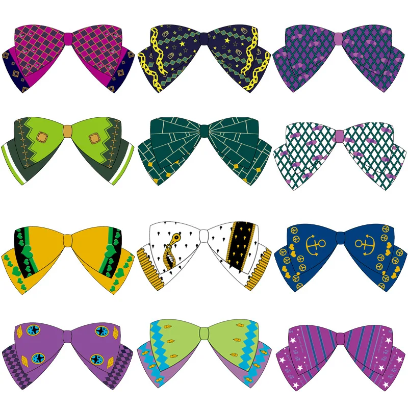 Anime JoJo Bizarre Adventure Bow Hairpin Women Child Cosplay Bugarati Hairclip Ponytail Barrettes Fashion Prop Hair Accessoires
Anime JoJo Bizarre Adventure Bow Hairpin Women Child Cosplay Bugarati Hairclip Ponytail Barrettes Fashion Prop Hair Accessoires