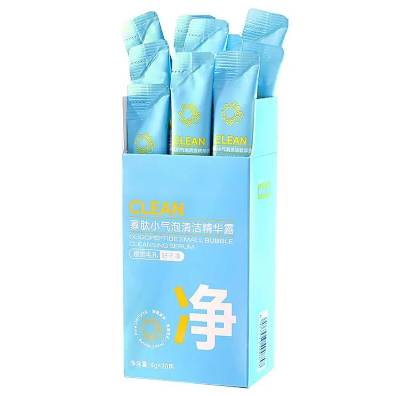 Oligopeptide Small Bubble Cleansing Essence Delicate Repair Clean Blackheads Acne Moisturizing Smooth Pore Face
Oligopeptide Small Bubble Cleansing Essence Delicate Repair Clean Blackheads Acne Moisturizing Smooth Pore Face
