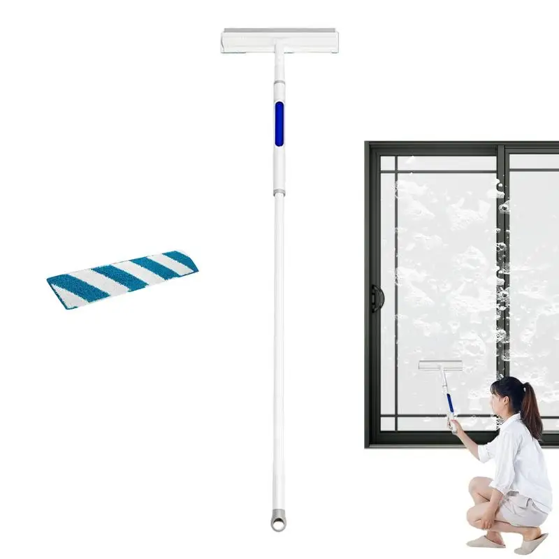 

Window Cleaner Squeegee 3 In 1 Squeegee Window Tool Kit Telescopic Glass Cleaner Tool Window Cleaning Tool With Extended Reach