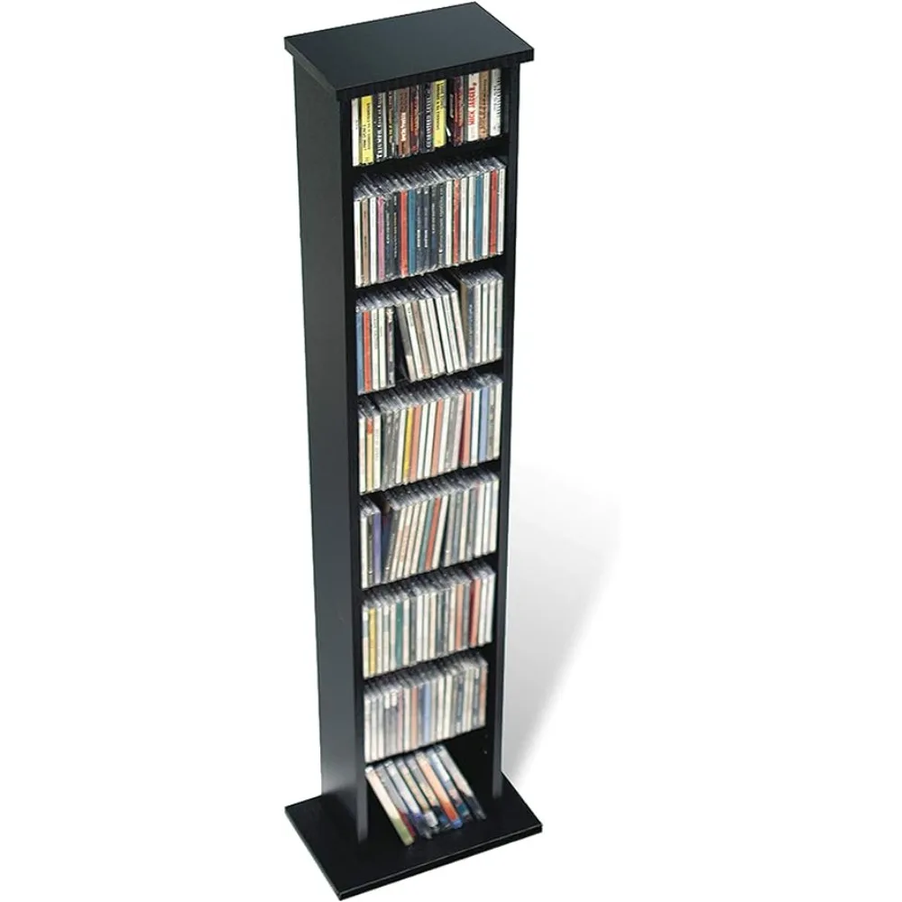 

Multimedia Tower Storage Cabinet Racks Cd Storage Rack Black Freight Free Cds Organizer for Music Furniture Cd Display Stand