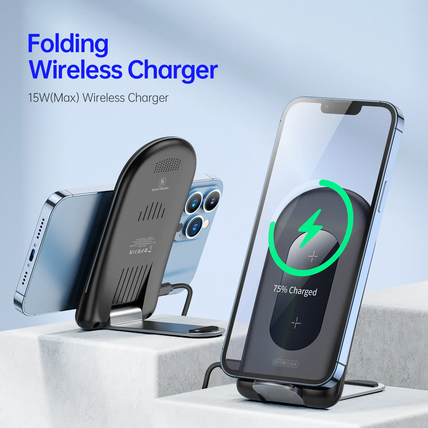 15W Wireless Chargers Daadloze Opladers Carregador Portable Charger for iPhone 13 12 X for Airpods Pro iWatch
15W Wireless Chargers Daadloze Opladers Carregador Portable Charger for iPhone 13 12 X for Airpods Pro iWatch