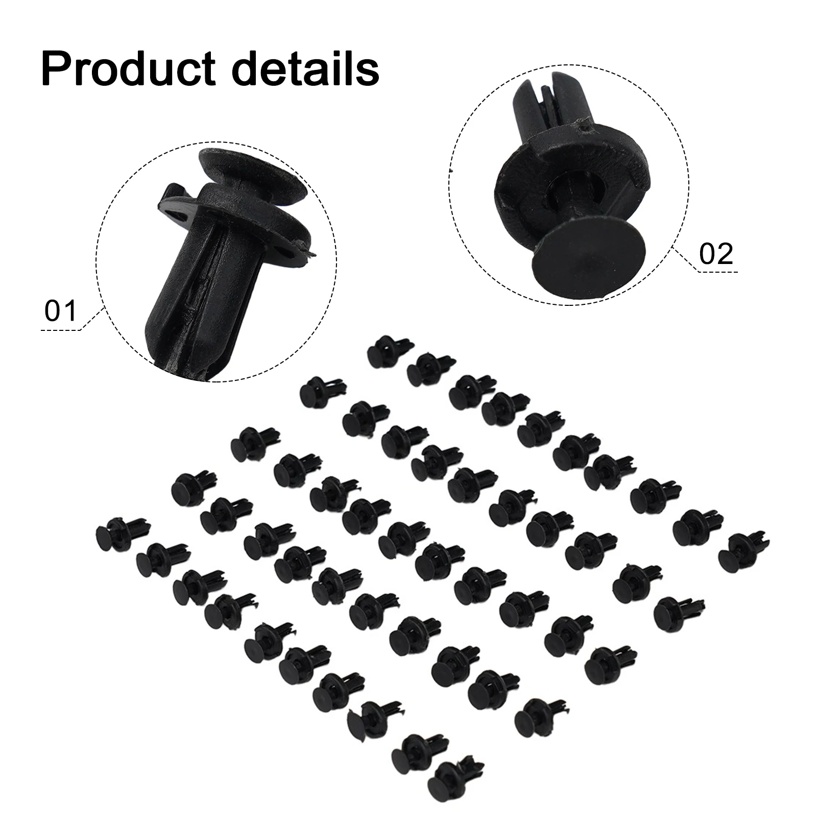 New Push-Type Bumper Clip Retainer Fasteners Durable High-quality Lightweight Replacement Reliable-installation
New Push-Type Bumper Clip Retainer Fasteners Durable High-quality Lightweight Replacement Reliable-installation