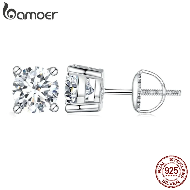 BAMOER Moissanite Earrings for Women Solid 925 Sterling Silver Heart Prong 2CTW D VVS1 Lab Diamonds Sparkling Wedding Jewelry
BAMOER Moissanite Earrings for Women Solid 925 Sterling Silver Heart Prong 2CTW D VVS1 Lab Diamonds Sparkling Wedding Jewelry