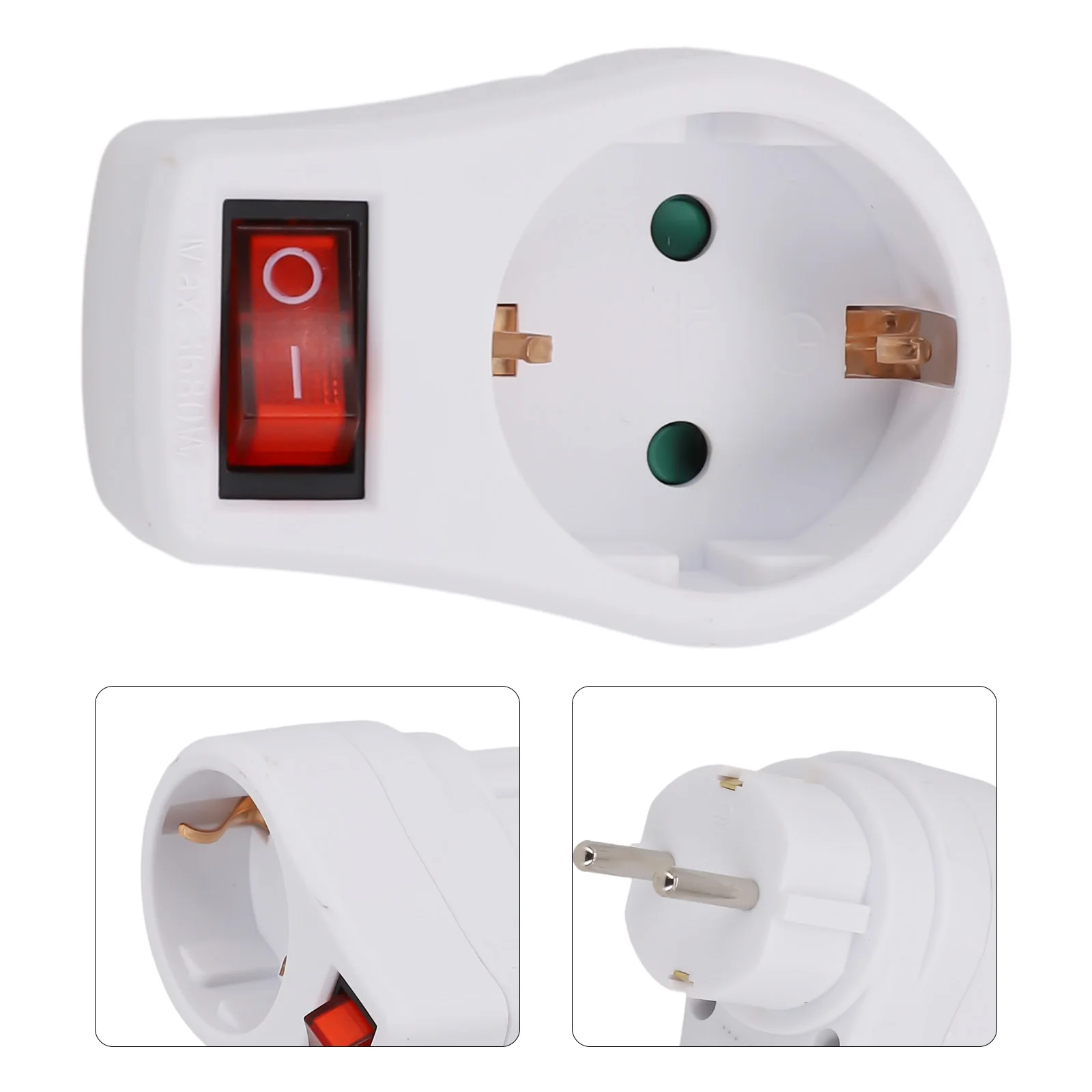 Socket Supplies Socket Outlet Conversion Plug European Type Flame Retardant PP White With Switch Switches Sockets
Socket Supplies Socket Outlet Conversion Plug European Type Flame Retardant PP White With Switch Switches Sockets