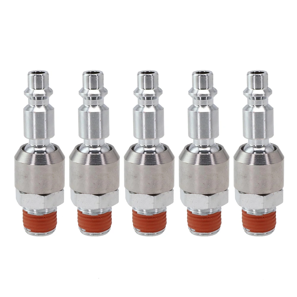 5pc Pneumatic Rotary Union 1/4NPT US Standard Universal Air Plug Connector For Pneumatic Air Power Tool Accessories Replacement
5pc Pneumatic Rotary Union 1/4NPT US Standard Universal Air Plug Connector For Pneumatic Air Power Tool Accessories Replacement