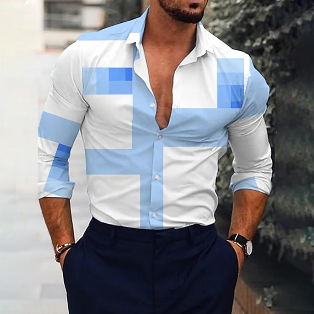 Shirt Men's Shirt Casual Comfortable Dress Up Fitness Party T Polyester Printed Shirt Band Collar Long Sleeve
Shirt Men's Shirt Casual Comfortable Dress Up Fitness Party T Polyester Printed Shirt Band Collar Long Sleeve