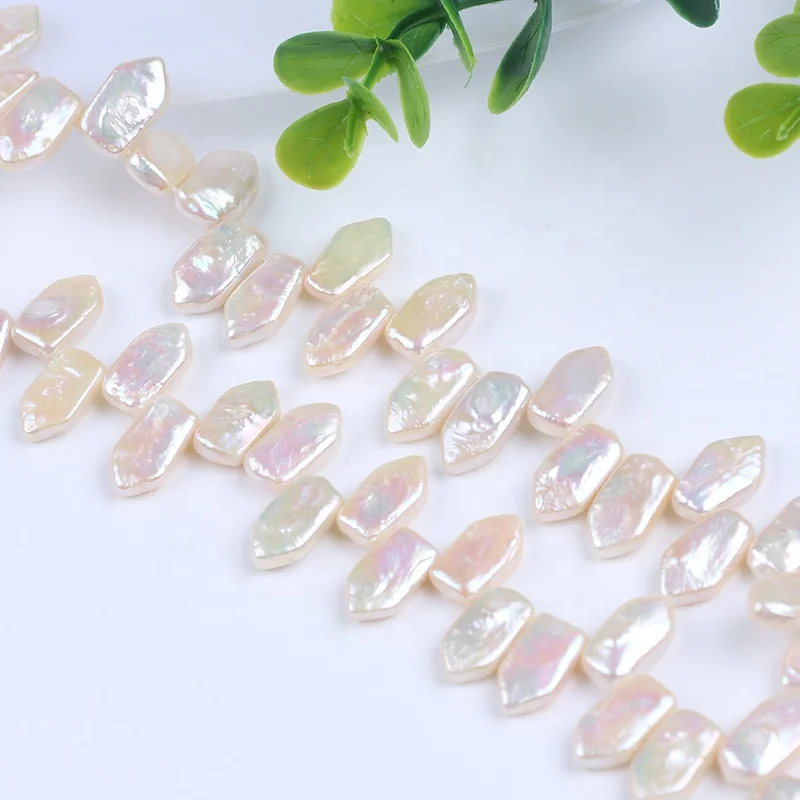 8-9*13-17mm Natural white color freshwater loose baroque irregular shape DIY pearl strand jewelry
8-9*13-17mm Natural white color freshwater loose baroque irregular shape DIY pearl strand jewelry