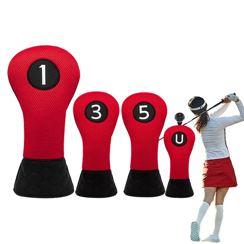 

Golf Clubs Head Covers Putter Headcover Covers Clubs Golf Putter Mallet Golf Club Protector Portable Club Heads Protector For