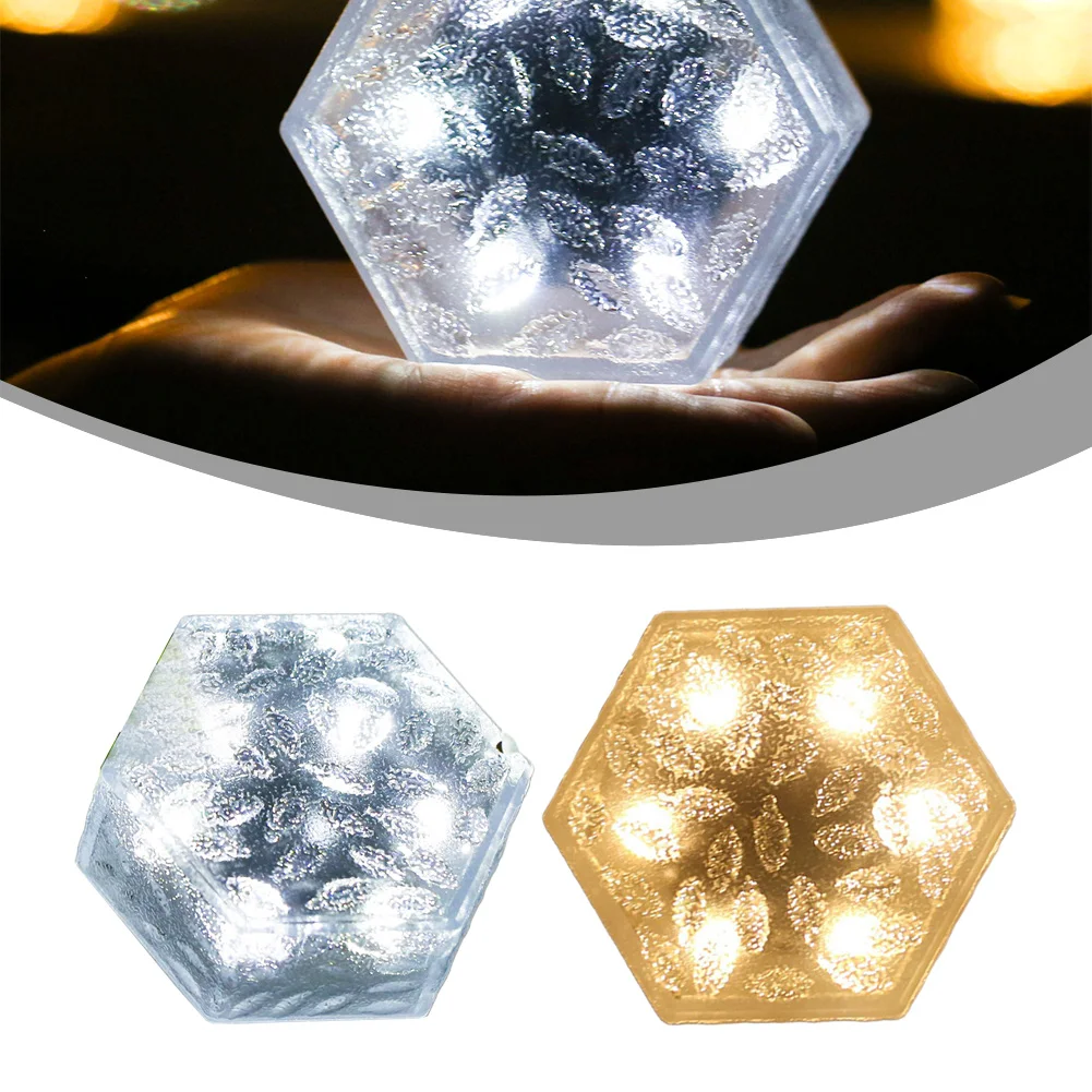 Solar Underground Light Waterproof Garden Lamp Hexagonal Imitation Glass Ice Brick Outdoor Garden Floor Tile Lamp
Solar Underground Light Waterproof Garden Lamp Hexagonal Imitation Glass Ice Brick Outdoor Garden Floor Tile Lamp