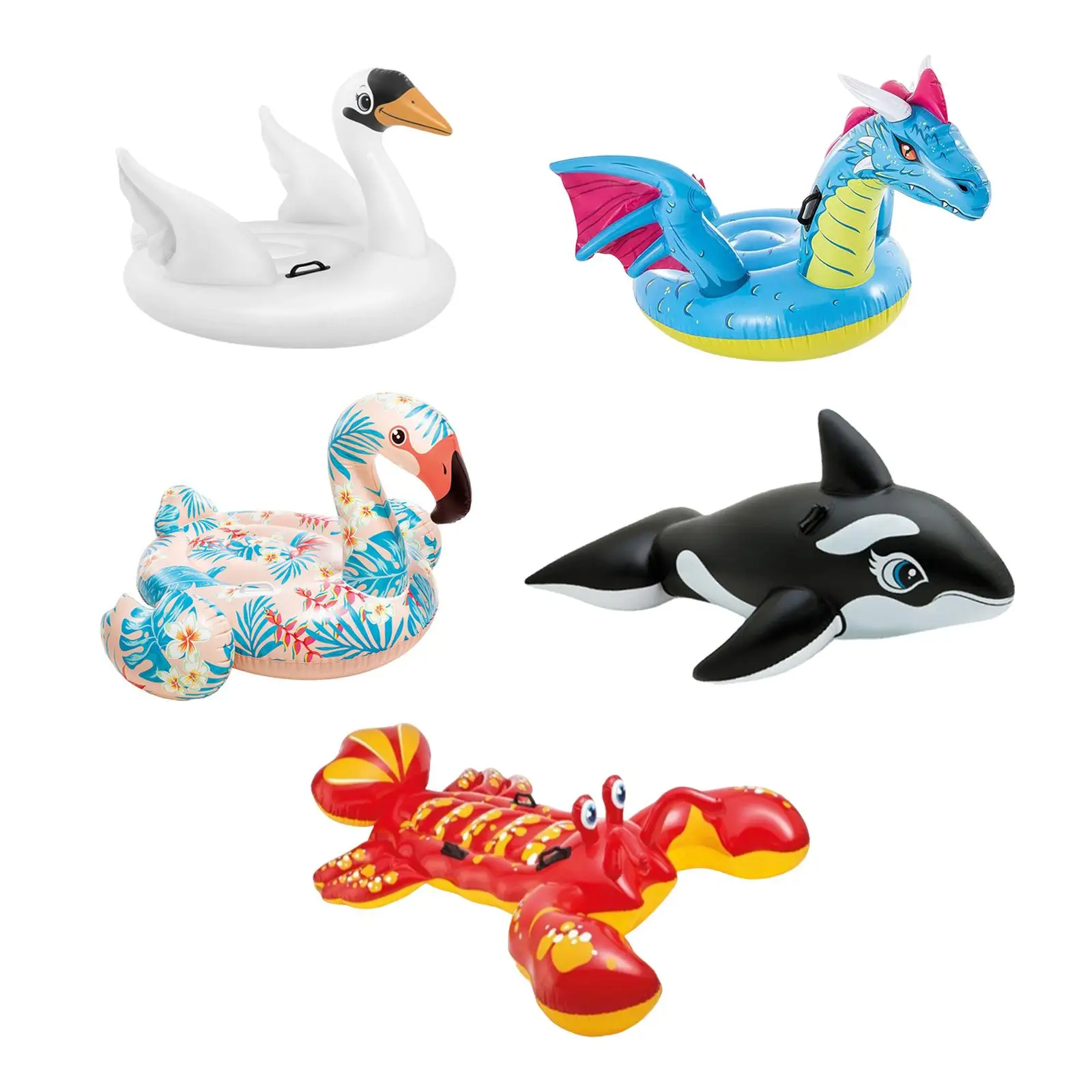 Inflatable Pool Float Ride on Inflatable Floating Summer Water Pool Swim Ring for Party Swimming Pool Beach Vacation 
Inflatable Pool Float Ride on Inflatable Floating Summer Water Pool Swim Ring for Party Swimming Pool Beach Vacation