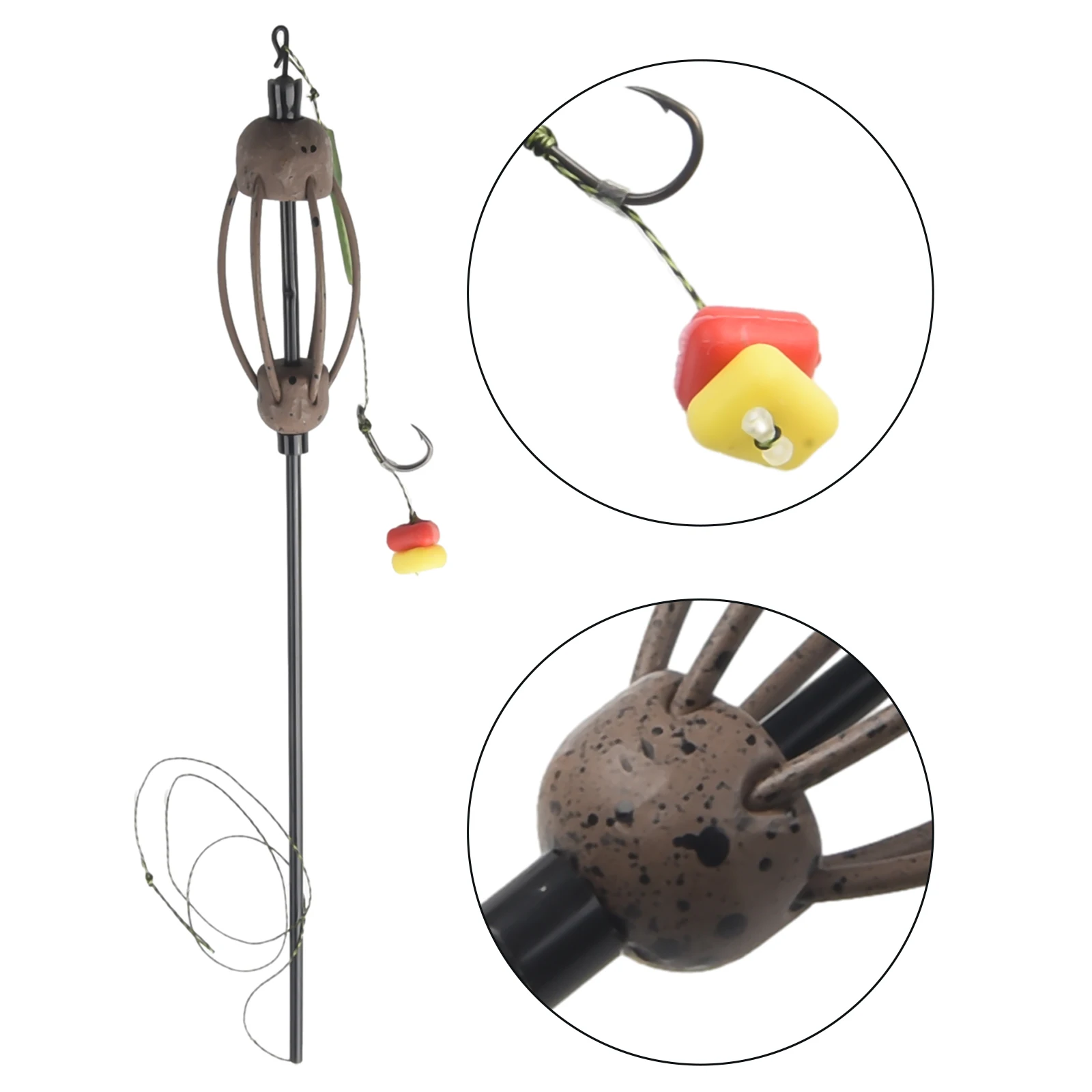 Great For Carp Fishing Fishing Tool Bait Cage Carp Fishing Feeder Feeder Tackle Fishing Rig Hook High Quality Practical
Great For Carp Fishing Fishing Tool Bait Cage Carp Fishing Feeder Feeder Tackle Fishing Rig Hook High Quality Practical