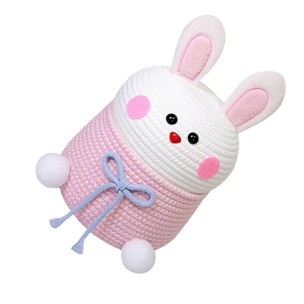 Корзина для хранения кролика, тканая корзина для всякой всячины, настольный органайзер для косметики, Мультяшные корзины, хлопковая веревка
Корзина для хранения кролика, тканая корзина для всякой всячины, настольный органайзер для косметики, Мультяшные корзины, хлопковая веревка