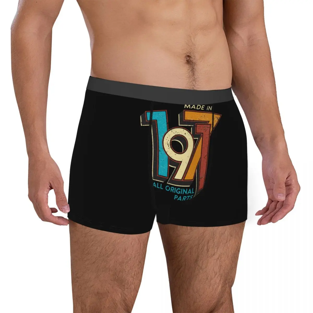 

Underclothing Vintage 1971 50th Birthday For Sale Exotic Men's Boxer Briefs Graphic Vintage Graphic Autumn Wearable