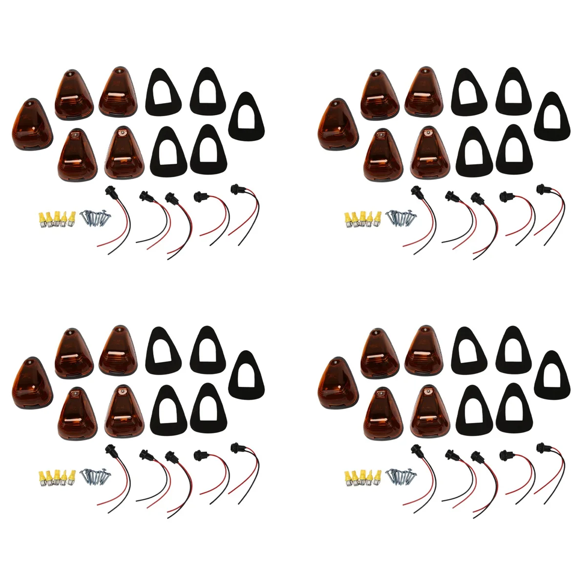 20Packs Cab Marker Light Amber Lens Roof Running Lightsw/Wiring for Ford F150 F250 F350 F450 F550 F65 E150 1999-2016
20Packs Cab Marker Light Amber Lens Roof Running Lightsw/Wiring for Ford F150 F250 F350 F450 F550 F65 E150 1999-2016