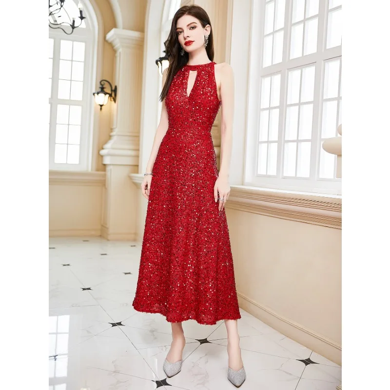 Europe and the United States summer cross-border new dresses Amazon foreign trade sleeveless neck dress backless evening dresses
Europe and the United States summer cross-border new dresses Amazon foreign trade sleeveless neck dress backless evening dresses