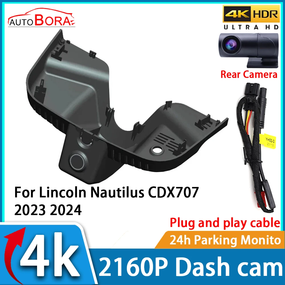 AutoBora DVR видеорегистратор UHD 4K 2160P Автомобильный видеорегистратор с ночным видением для Lincoln Nautilus CDX707 2023 2024
AutoBora DVR видеорегистратор UHD 4K 2160P Автомобильный видеорегистратор с ночным видением для Lincoln Nautilus CDX707 2023 2024