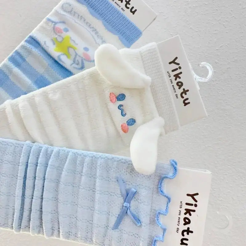 Sanrio Cinnamoroll Stockings Kittys Cartoon Pochacco Kuromi Anime Student Cute Socks Children Lace Summer Blue Tube Girls Gift
Sanrio Cinnamoroll Stockings Kittys Cartoon Pochacco Kuromi Anime Student Cute Socks Children Lace Summer Blue Tube Girls Gift