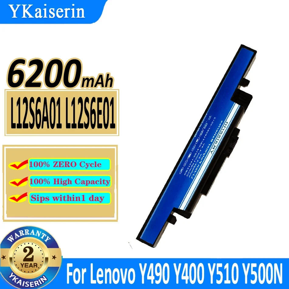 Аккумулятор ykaisсеребрин 6200 мАч L12S6E01 L12S6A01 для Lenovo Y490 Y490P Y400 Y410P Y400N Y500 Y510 Y500N Y510P Y430P
Аккумулятор ykaisсеребрин 6200 мАч L12S6E01 L12S6A01 для Lenovo Y490 Y490P Y400 Y410P Y400N Y500 Y510 Y500N Y510P Y430P