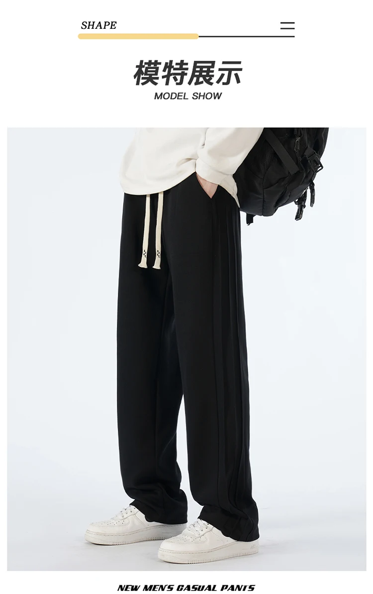 190cm Auntumn Men's Tall Pants Cotton Straight Fit Trousers Teeneeger Male Drawistring Extra Long Length 110 115 Cm Lengthened 190cm Auntumn Men's Tall Pants Cotton Straight Fit Trousers Teeneeger Male Drawistring Extra Long Length 110 115 Cm Lengthened