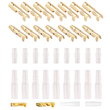 200Pcs/Lot 3.9mm Gold Bullet Wiring Brass Terminal With Insulation Sheath Kit for Wire Connection, Car, Boat, Motorcycle,Bike
200Pcs/Lot 3.9mm Gold Bullet Wiring Brass Terminal With Insulation Sheath Kit for Wire Connection, Car, Boat, Motorcycle,Bike