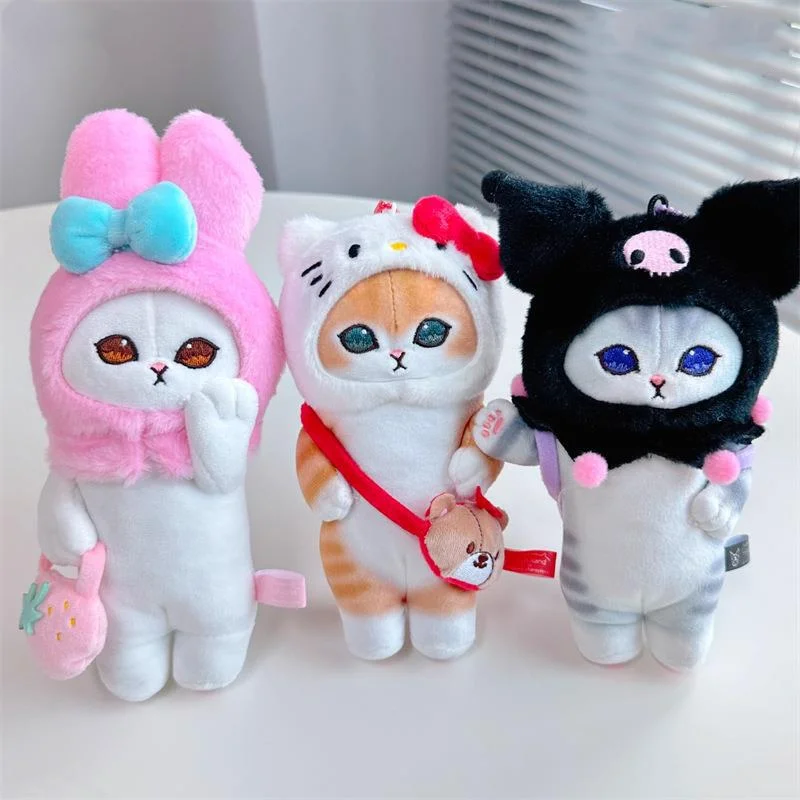 Cartoon Cute Sanrio Cat Plush Keychain Toy Animation Cinnamoroll Kitty Pendant Cartoon Soft Fill Doll Children's Birthday Gift
Cartoon Cute Sanrio Cat Plush Keychain Toy Animation Cinnamoroll Kitty Pendant Cartoon Soft Fill Doll Children's Birthday Gift