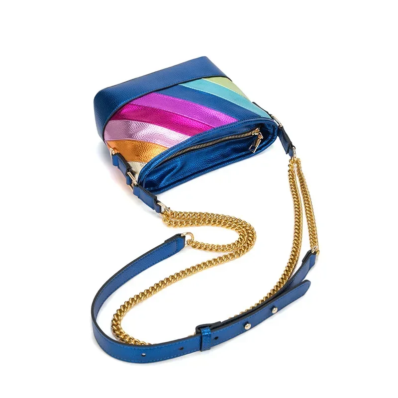 Kurt Geiger border Pinduoduo Women's Bag Contrast Color Splicing Rainbow Chain Single Shoulder Crossbody Bags
Kurt Geiger border Pinduoduo Women's Bag Contrast Color Splicing Rainbow Chain Single Shoulder Crossbody Bags