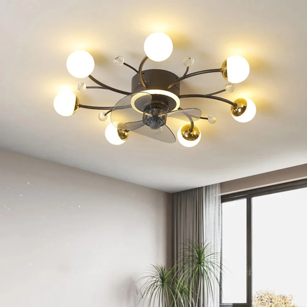 Modern Chandelier Ceiling Fan Without Blades Bedroom Ceiling Fan Lamp Ceiling Fans with Lights Decorative Led Lamps 220v
Modern Chandelier Ceiling Fan Without Blades Bedroom Ceiling Fan Lamp Ceiling Fans with Lights Decorative Led Lamps 220v
