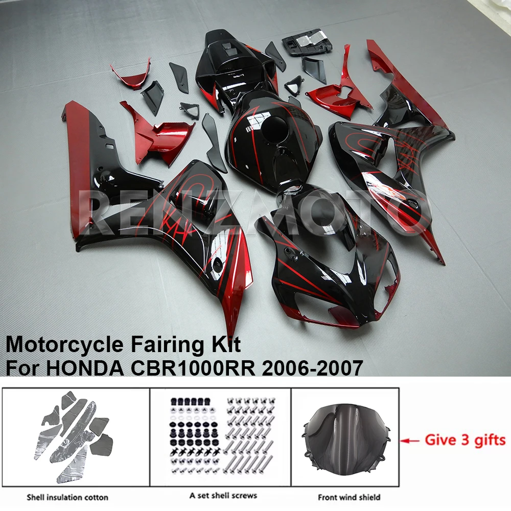 Motorcycle Fairing Set Body Kit Plastic For HONDA CBR1000RR CBR 1000 RR 2006-2007 Accessories Injection Bodywork H1007-122A
Motorcycle Fairing Set Body Kit Plastic For HONDA CBR1000RR CBR 1000 RR 2006-2007 Accessories Injection Bodywork H1007-122A