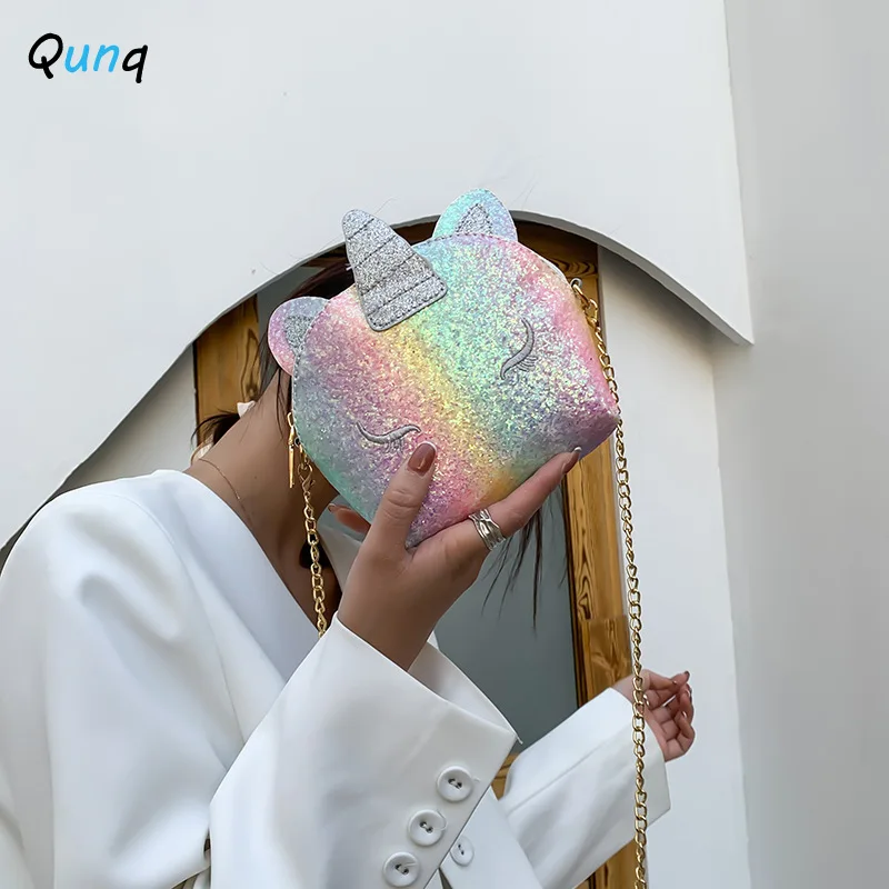 Qunq Fashion Children Cute Zipper Shoulder Bag Baby Cartoon Appliques Unicorn Gradient Breathable wear-resistant Change Purse
Qunq Fashion Children Cute Zipper Shoulder Bag Baby Cartoon Appliques Unicorn Gradient Breathable wear-resistant Change Purse