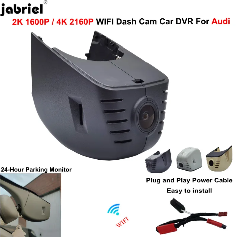 

4K Car DVR Dash Cam Camera for Audi a3 a4 a5 a6 a7 a8 q2 q3 q5 q7 q8 b4 b5 b6 b7 b8 b9 c5 c6 c7 8p 8v s1 s3 s4 s5 s6 s7 s8 rs tt