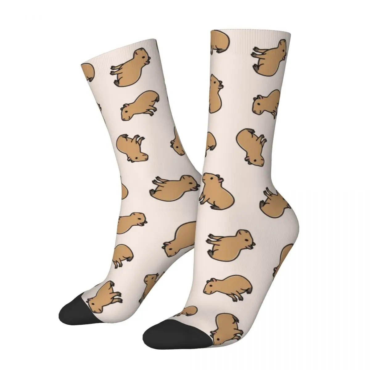 

Winter Warm Colorful Unisex Cute Capybara Animal Socks Cartoon Sweat Absorbing Sports Socks