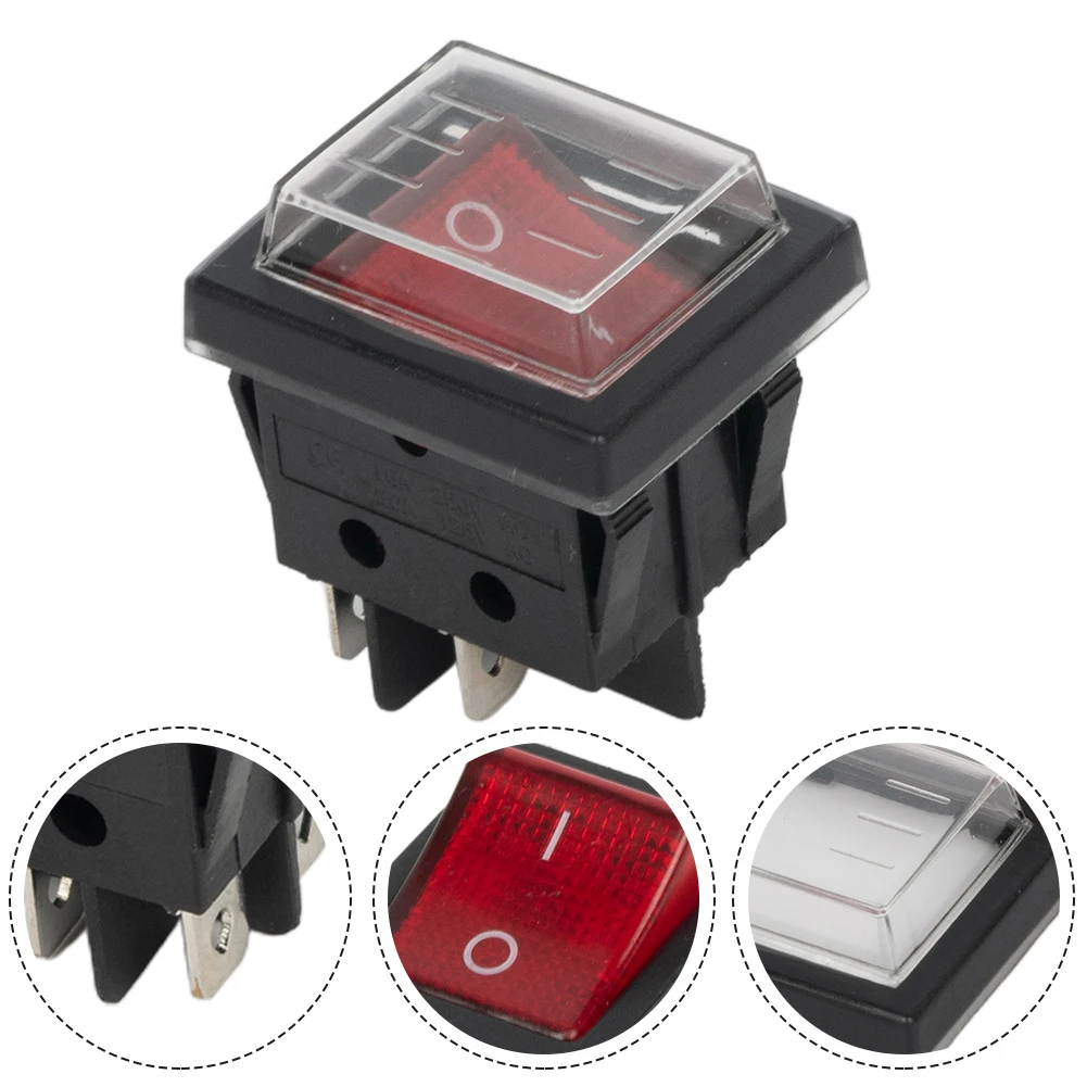 RED 2 Position 4 Pins Switch POWER PUMP ON OFF Illuminated Rocker Switch For Power Tools Accessories
RED 2 Position 4 Pins Switch POWER PUMP ON OFF Illuminated Rocker Switch For Power Tools Accessories