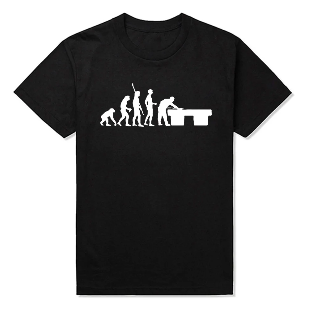 Summer Fashion Evolution Billiards Print T-Shirt Cotton Men's Short Sleeve Casual Man Problem Solved Billiards Player T Shirts
Summer Fashion Evolution Billiards Print T-Shirt Cotton Men's Short Sleeve Casual Man Problem Solved Billiards Player T Shirts