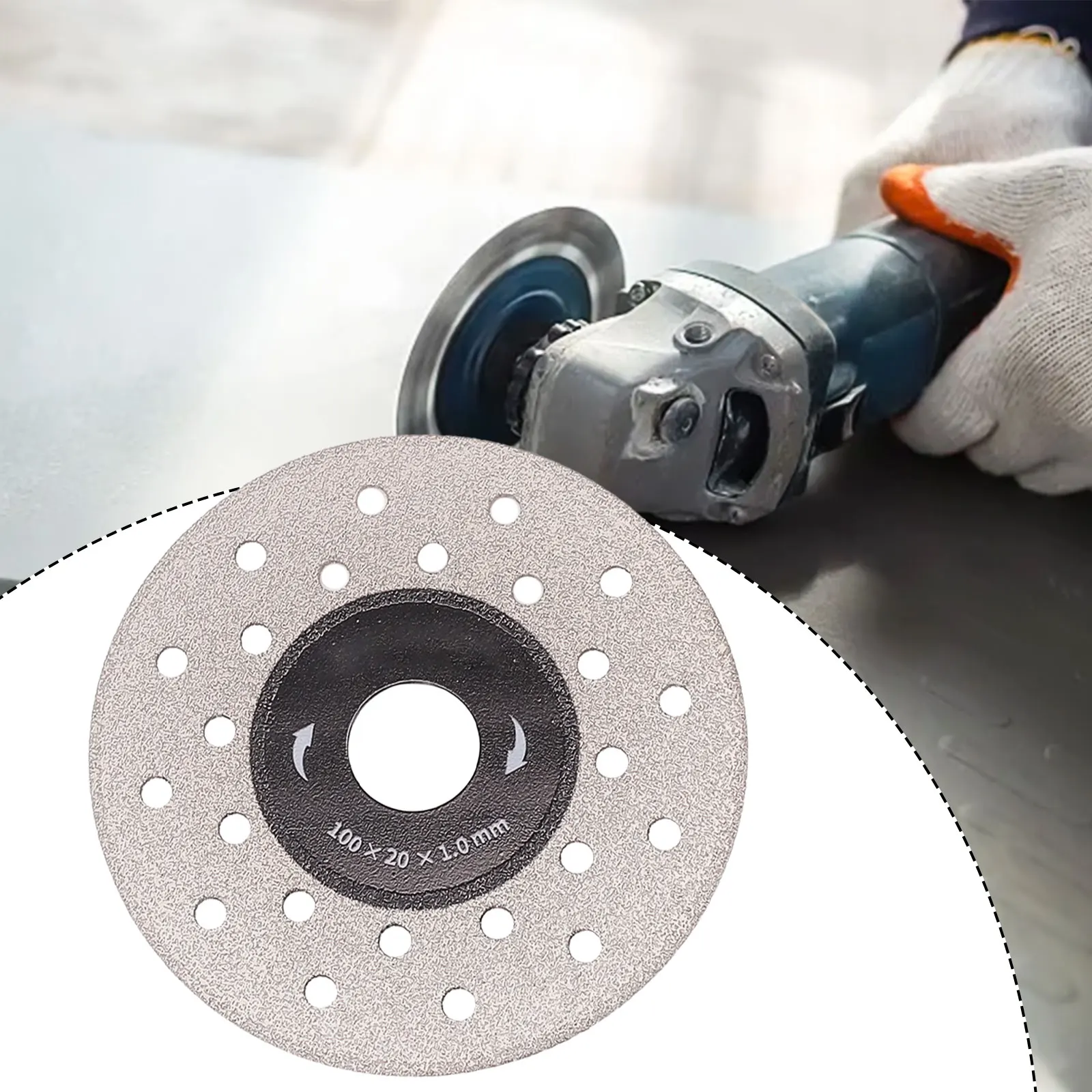 100mm Rock Slab Cutting Disc Diamond Saw Blade Grinding Disc Polishing Disc Rotating Drilling Tool For Wood Plastic Aluminum
100mm Rock Slab Cutting Disc Diamond Saw Blade Grinding Disc Polishing Disc Rotating Drilling Tool For Wood Plastic Aluminum