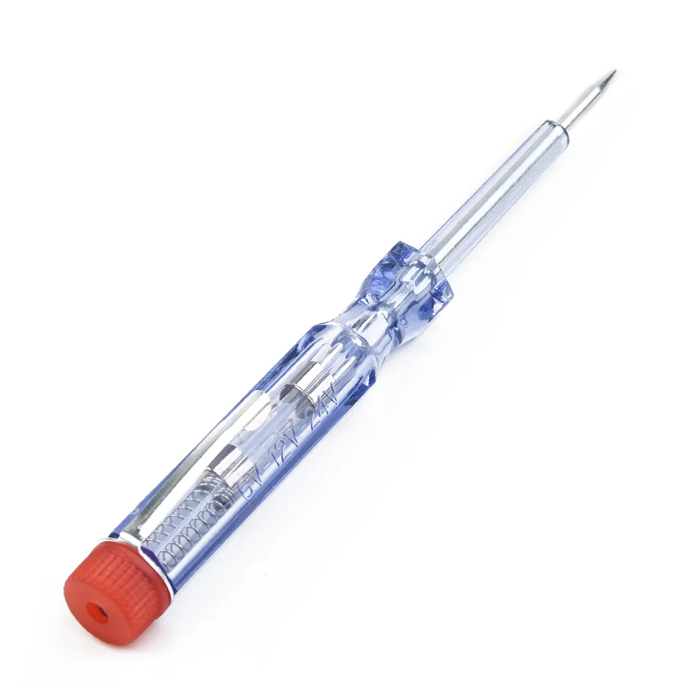 Durable Practical Useful Circuit Tester System 6/12/24V Test Voltage Light Pen Replaceable Continuity Detector
Durable Practical Useful Circuit Tester System 6/12/24V Test Voltage Light Pen Replaceable Continuity Detector
