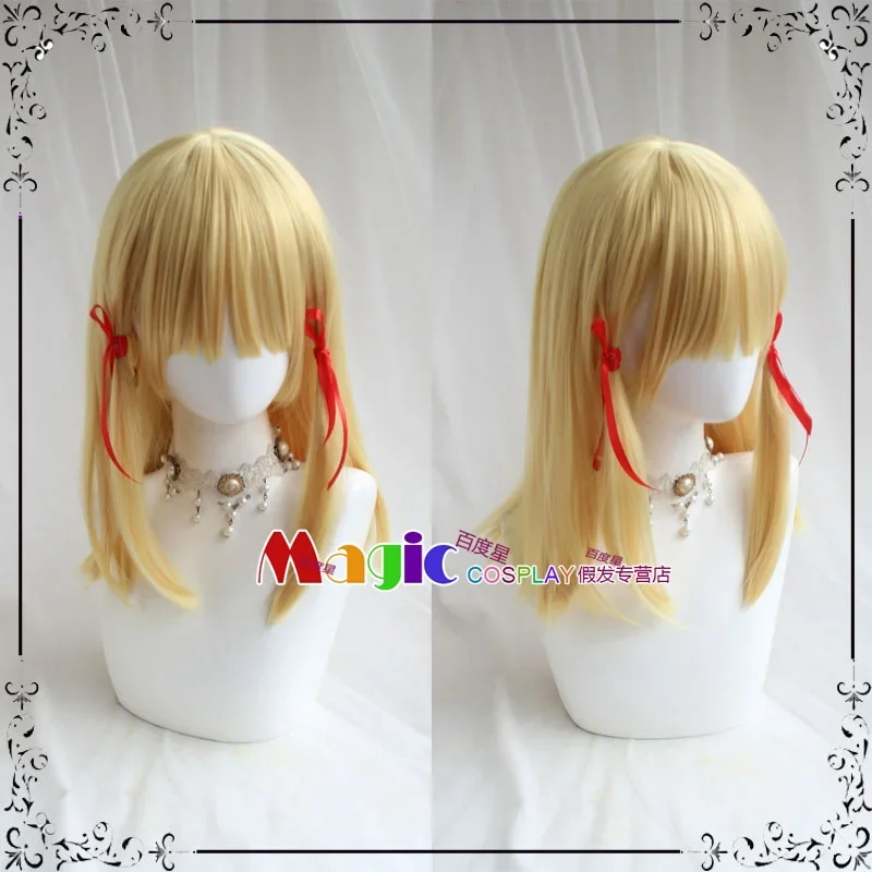 Touhou Project Moriya Suwako Cosplay Wig with Ribbon Heat Resistant Synthetic Hair Hallowen Party Wigs
Touhou Project Moriya Suwako Cosplay Wig with Ribbon Heat Resistant Synthetic Hair Hallowen Party Wigs