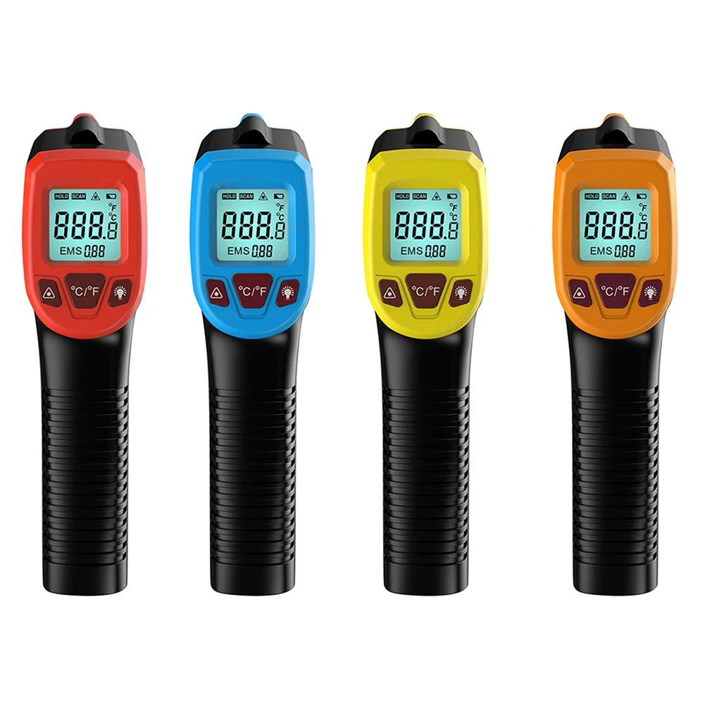 

Промышленный термометр GM320S,-50 ~ 600 ℃, Бесконтактный лазерный точечный ИК-пирометр, инфракрасный ручной термометр, инструмент
