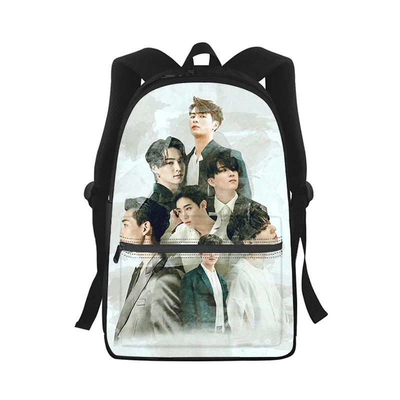 Рюкзак GOT7 KPOP для мужчин и женщин, модная школьная сумка с 3D принтом для студентов, детский дорожный ранец на плечо
Рюкзак GOT7 KPOP для мужчин и женщин, модная школьная сумка с 3D принтом для студентов, детский дорожный ранец на плечо