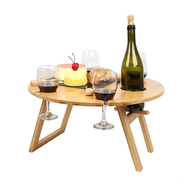 Outdoor Table Original Wooden Folding Picnic Table With Wine Glass And Bottle Card Slot
Outdoor Table Original Wooden Folding Picnic Table With Wine Glass And Bottle Card Slot
