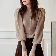 Cardigan Sweater Women's Autumn Winter Casual Vintage V Neck Cardigans Button Long Sleeve Loose Female Knitted Sweaters Top
Cardigan Sweater Women's Autumn Winter Casual Vintage V Neck Cardigans Button Long Sleeve Loose Female Knitted Sweaters Top