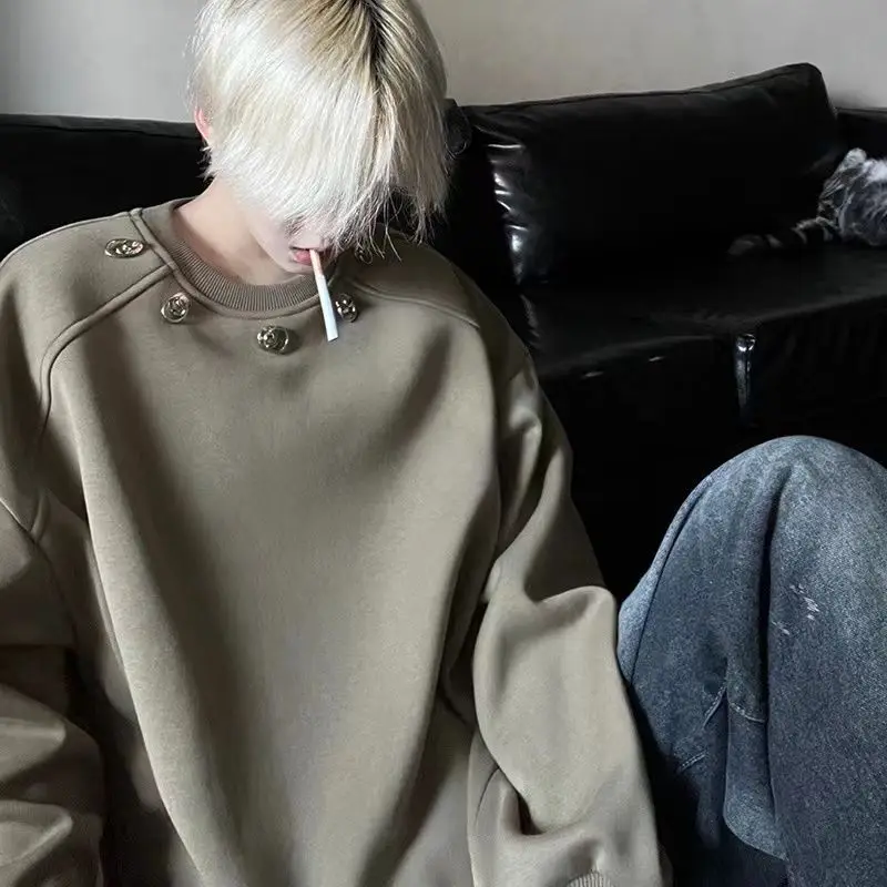 Korean style design handsome sweatshirt men hooded off-shoulder cleanfit jacket high street metal high-end American long-sleeved
Korean style design handsome sweatshirt men hooded off-shoulder cleanfit jacket high street metal high-end American long-sleeved