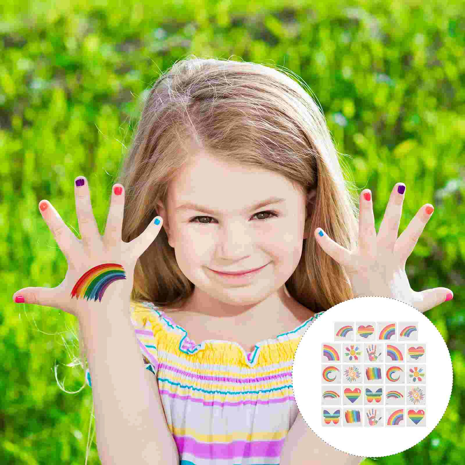 Stickers Waterproof Face Body Hand Fantastic Rainbow Temporary Tattoos Parades Transfer Gay Pride Parades Face Stickers
Stickers Waterproof Face Body Hand Fantastic Rainbow Temporary Tattoos Parades Transfer Gay Pride Parades Face Stickers
