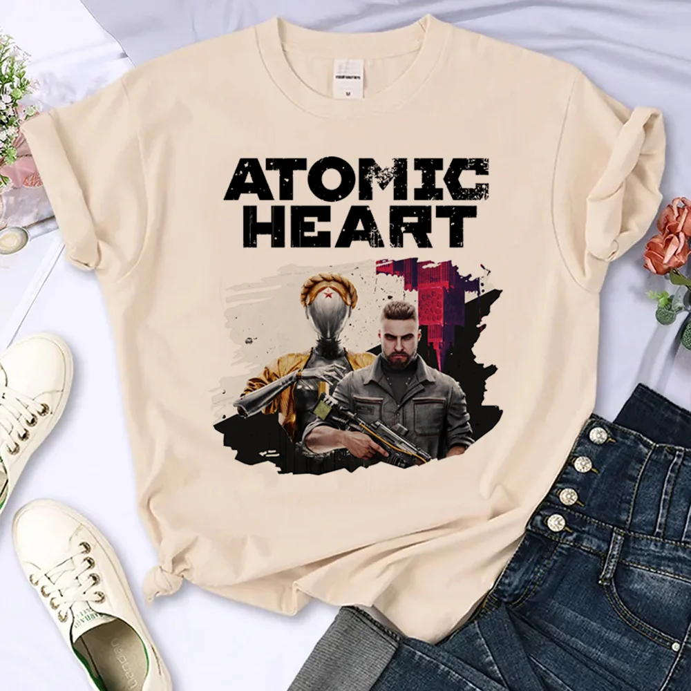 Atomic Heart top women graphic anime summer t-shirts female designer harajuku clothes
Atomic Heart top women graphic anime summer t-shirts female designer harajuku clothes