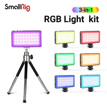 SmallRig Vibe P96L RGB Video Light Tripod kit Edition Full Color RGB Light with Mini Tripod Dual Head Cold Shoe Adapter 3861 SmallRig Vibe P96L RGB Video Light Tripod kit Edition Full Color RGB Light with Mini Tripod Dual Head Cold Shoe Adapter 3861