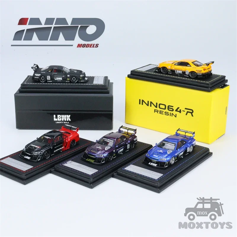 

INNO 1:64 NISSAN SKYLINE LBWK ER34 SUPER SILHOUETTE Resin Model Car