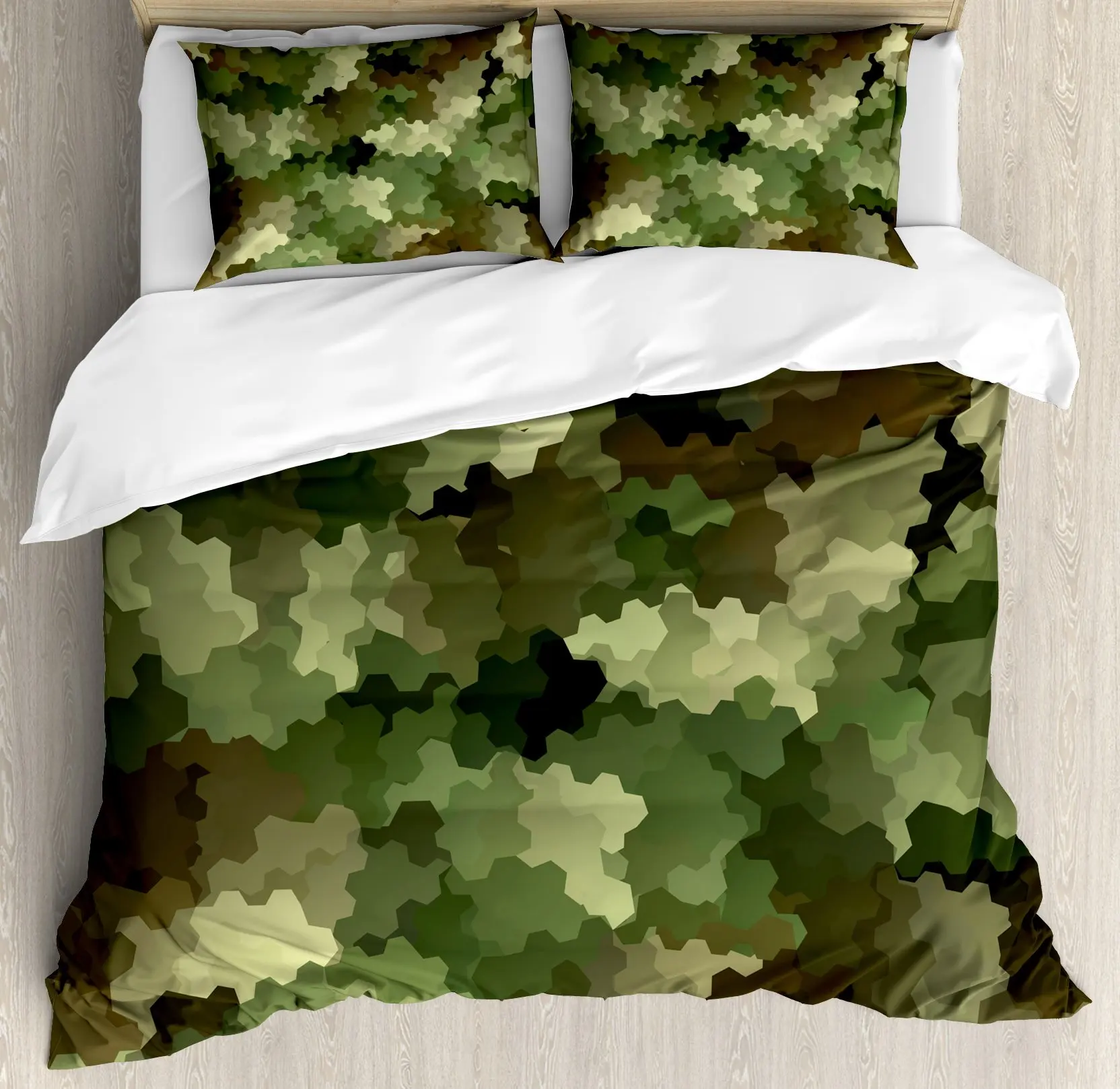 Camouflage Duvet Cover Set, Abstract Soft Colors Pattern Decorative 3 Piece Bedding Set with 2 Pillow Sham, Twin King Full Size
Camouflage Duvet Cover Set, Abstract Soft Colors Pattern Decorative 3 Piece Bedding Set with 2 Pillow Sham, Twin King Full Size