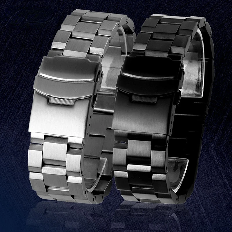 Men's Stainless Steel Watch Strap for Seiko Water Ghost Canned Abalone Watch Band Solid Steel Folding Buckle 18 20 22mm
Men's Stainless Steel Watch Strap for Seiko Water Ghost Canned Abalone Watch Band Solid Steel Folding Buckle 18 20 22mm