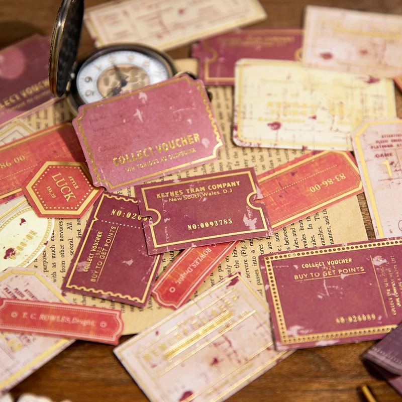 Vintage Gold Stamping Labels Stickers Accessories Hand Account Collage Card DIY Material Creativity Aesthetic Scrapbooking Phone
Vintage Gold Stamping Labels Stickers Accessories Hand Account Collage Card DIY Material Creativity Aesthetic Scrapbooking Phone